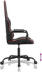 vidaXL - Gamestoel - kunstleer - zwart - en - rood