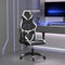 vidaXL - Gamestoel - kunstleer - zwart - en - wit