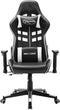 vidaXL - Gamestoel - kunstleer - zwart - en - wit