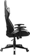 vidaXL - Gamestoel - kunstleer - zwart - en - wit