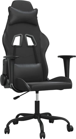 vidaXL - Gamestoel - kunstleer - zwart