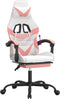 vidaXL-Gamestoel-met-voetensteun-kunstleer-wit-en-roze