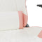 vidaXL - Gamestoel - met - voetensteun - kunstleer - wit - en - roze