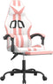 vidaXL-Gamestoel-met-voetensteun-kunstleer-wit-en-roze