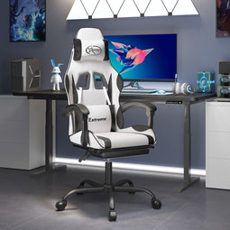 vidaXL-Gamestoel-met-voetensteun-kunstleer-wit-en-zwart