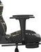 vidaXL - Gamestoel - met - voetensteun - kunstleer - zwart - en - camouflage