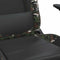 vidaXL - Gamestoel - met - voetensteun - kunstleer - zwart - en - camouflage