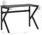 vidaXL - Gamingbureau - met - K-vormige - poten - 110x60x75 - cm - zwart