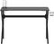 vidaXL - Gamingbureau - met - K-vormige - poten - 110x60x75 - cm - zwart