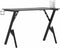 vidaXL - Gamingbureau - met - Y-vormige - poten - 110x60x75 - cm - zwart
