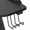vidaXL - Gamingbureau - met - Y-vormige - poten - LED - 110x60x75 - cm - zwart