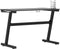 vidaXL - Gamingbureau - met - Z-vormige - poten - LED - 110x60x75 - cm - zwart