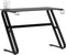 vidaXL - Gamingbureau - met - ZZ-vormige - poten - 110x60x75 - cm - zwart