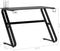 vidaXL - Gamingbureau - met - ZZ-vormige - poten - 110x60x75 - cm - zwart