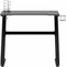 vidaXL - Gamingbureau - met - ZZ-vormige - poten - 90x60x75 - cm - zwart