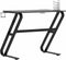 vidaXL - Gamingbureau - met - ZZ-vormige - poten - 90x60x75 - cm - zwart