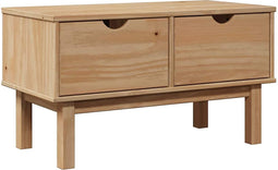 vidaXL - Gangbankje - OTTA - 80x40x45 - cm - massief - grenenhout