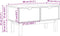 vidaXL - Gangbankje - OTTA - 80x40x45 - cm - massief - grenenhout