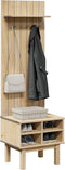 vidaXL - Gangkast - OTTA - 50x40x160 - cm - massief - grenenhout