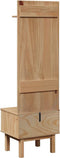vidaXL - Gangkast - OTTA - 50x40x160 - cm - massief - grenenhout
