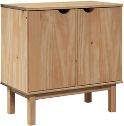 vidaXL - Gangkast - OTTA - 75x40x75 - cm - massief - grenenhout