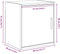 vidaXL - Garage - wandkast - bewerkt - hout - oud - hout