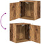 vidaXL - Garage - wandkast - bewerkt - hout - oud - hout
