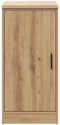 vidaXL - Garagekast - 40x51x85 - cm - massief - grenenhout - artisan - eikenkleurig