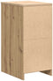vidaXL - Garagekast - 40x51x85 - cm - massief - grenenhout - artisan - eikenkleurig