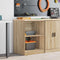 vidaXL - Garagekast - 60x51x85 - cm - massief - grenenhout - sonoma - eikenkleurig