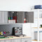 vidaXL - Garagewandkasten - 2 - st - spaanplaat - Sonoma - grijs