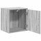 vidaXL - Garagewandkasten - 2 - st - spaanplaat - Sonoma - grijs