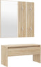 vidaXL - Garderobe - set - bewerkt - hout - sonoma - eiken