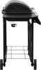 vidaXL Gasbarbecue-grill met 4 branders zwart