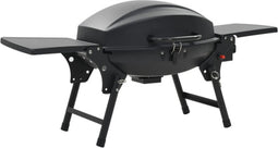 vidaXL Gasbarbecue met kookzone zwart