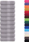 vidaXL - Gastendoekjes - 10 - st - 30x50 - cm - 360 - g/m² - 100% - katoen - grijs