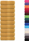 vidaXL - Gastendoekjes - 10 - st - 30x50 - cm - 360 - g/m² - 100% - katoen - goudkleurig