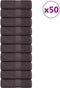 vidaXL - Gastendoekjes - 50st - 30x50cm - 360g/m² - 100% - katoen - antracietkleurig