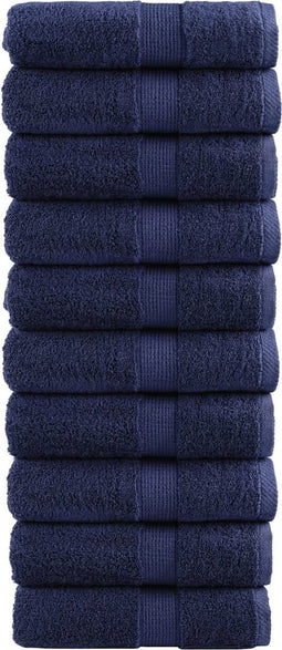 vidaXL - Gastendoekjes - SOLUND - 10 - st - 600 - g/m² - 30x30 - cm - marineblauw