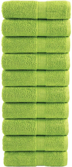 vidaXL - Gastendoekjes - SOLUND - 10 - st - 600 - g/m² - 30x30 - cm - appelgroen