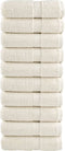 vidaXL - Gastendoekjes - SOLUND - 10 - st - 600 - g/m² - 30x50 - cm - crèmekleurig