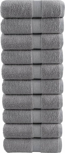 vidaXL - Gastendoekjes - SOLUND - 10 - st - 600 - g/m² - 30x50 - cm - grijs
