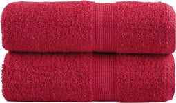 vidaXL - Gastendoekjes - SOLUND - 2 - st - 600 - g/m² - 30x50 - cm - rood