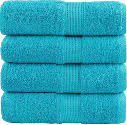 vidaXL - Gastendoekjes - SOLUND - 4 - st - 600 - g/m² - 30x30 - cm - turquoise