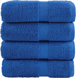 vidaXL - Gastendoekjes - SOLUND - 4 - st - 600 - g/m² - 30x30 - cm - blauw