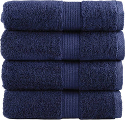 vidaXL - Gastendoekjes - SOLUND - 4 - st - 600 - g/m² - 30x30 - cm - marineblauw