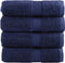 vidaXL - Gastendoekjes - SOLUND - 4 - st - 600 - g/m² - 30x30 - cm - marineblauw