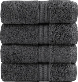 vidaXL - Gastendoekjes - SOLUND - 4 - st - 600 - g/m² - 30x50 - cm - antracietkleur