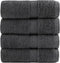 vidaXL - Gastendoekjes - SOLUND - 4 - st - 600 - g/m² - 30x50 - cm - antracietkleur