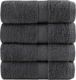 vidaXL - Gastendoekjes - SOLUND - 4st - 600 - g/m² - 30x30cm - antracietkleurig